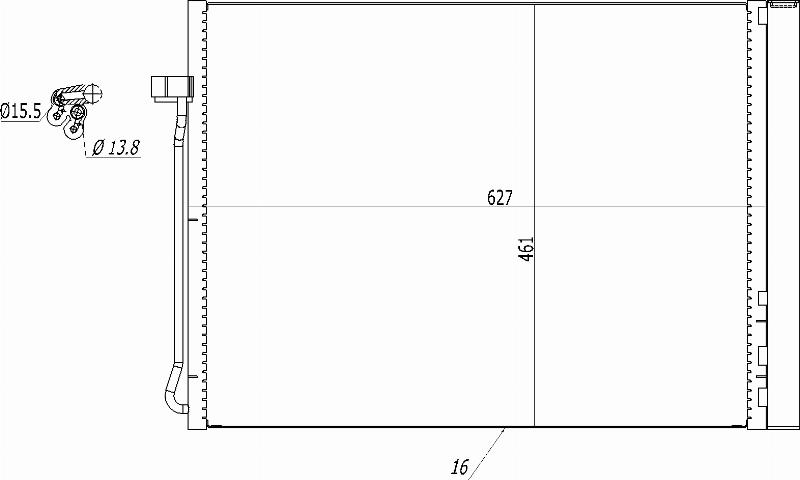 MOTRIO 8550509437 - Конденсатор, кондиціонер autocars.com.ua