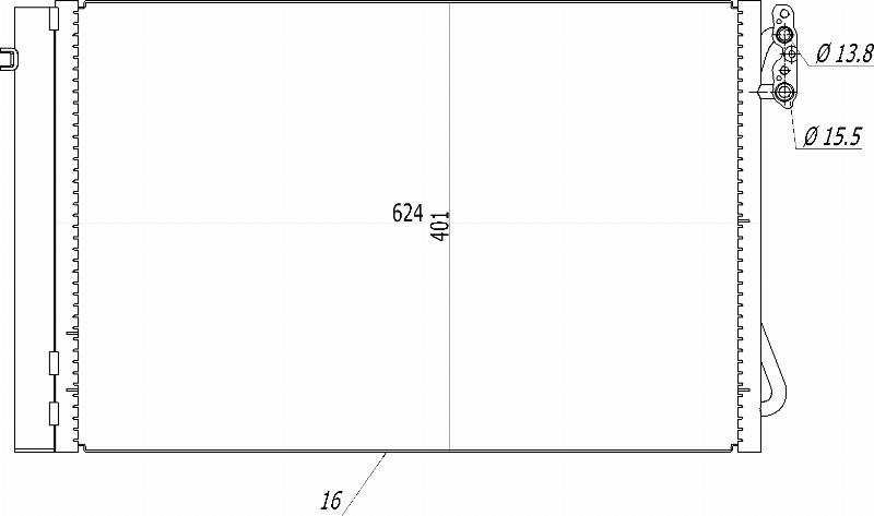 MOTRIO 8550509451 - Конденсатор, кондиціонер autocars.com.ua