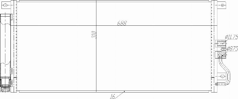 MOTRIO 8550509484 - Конденсатор, кондиціонер autocars.com.ua