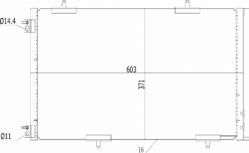 MOTRIO 8550509492 - Конденсатор, кондиціонер autocars.com.ua