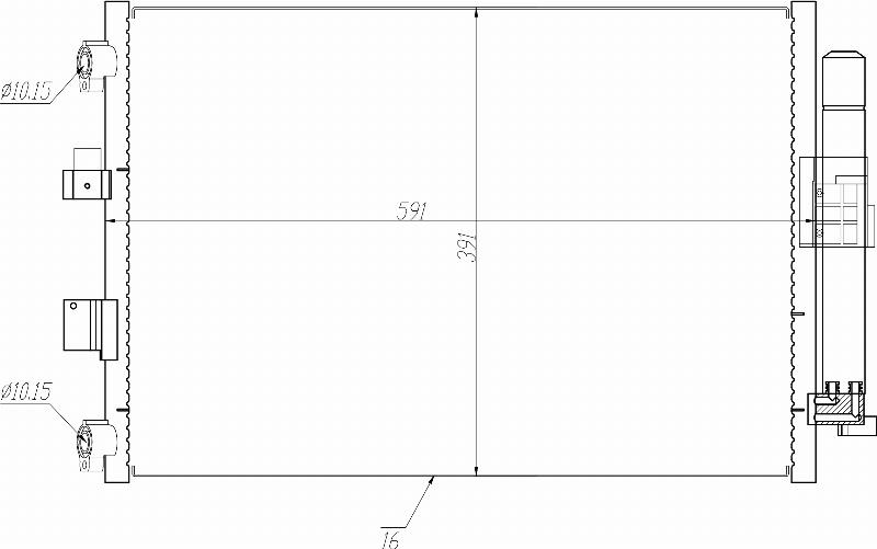 MOTRIO 8550509517 - Конденсатор, кондиціонер autocars.com.ua