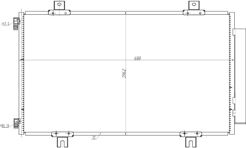 MOTRIO 8550509522 - Конденсатор, кондиціонер autocars.com.ua