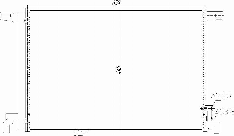 MOTRIO 8550509528 - Конденсатор, кондиціонер autocars.com.ua