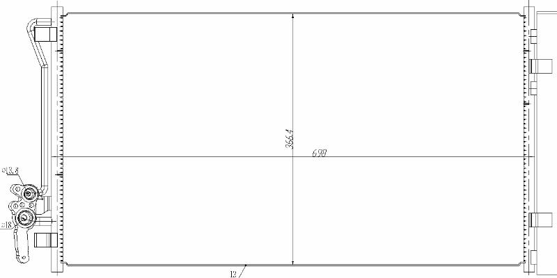 MOTRIO 8550509531 - Конденсатор, кондиціонер autocars.com.ua