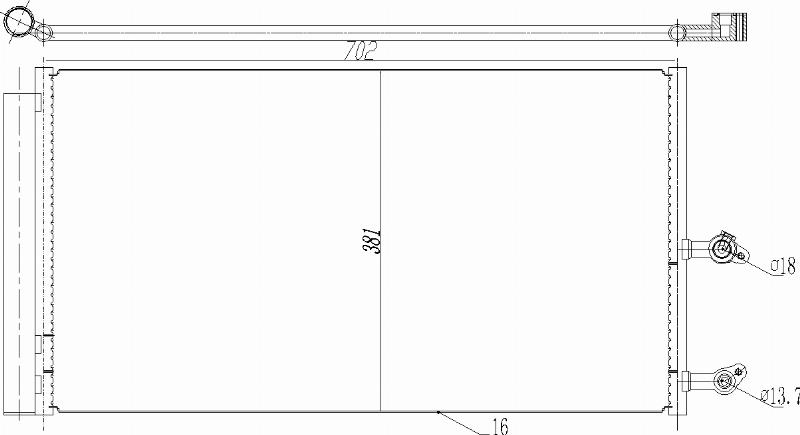 MOTRIO 8550509538 - Конденсатор, кондиціонер autocars.com.ua