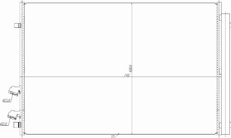 MOTRIO 8550509542 - Конденсатор, кондиціонер autocars.com.ua