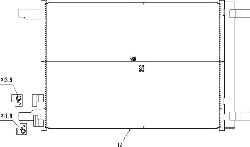 MOTRIO 8550509547 - Конденсатор, кондиціонер autocars.com.ua