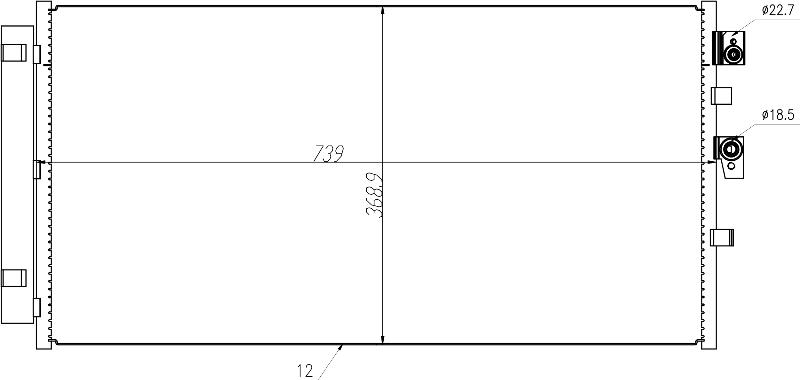 MOTRIO 8550509549 - Конденсатор, кондиціонер autocars.com.ua