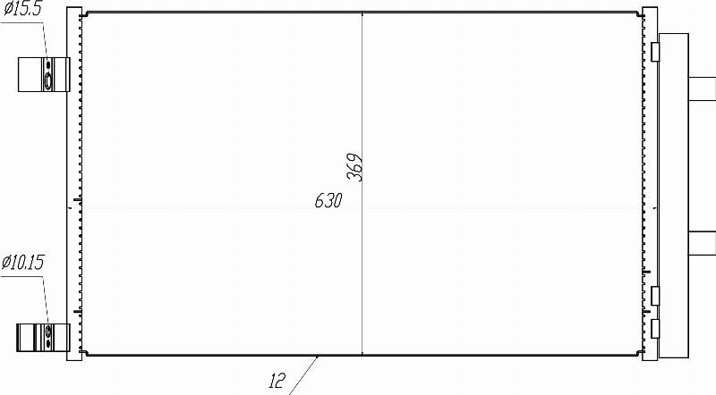 MOTRIO 8550509551 - Конденсатор, кондиціонер autocars.com.ua