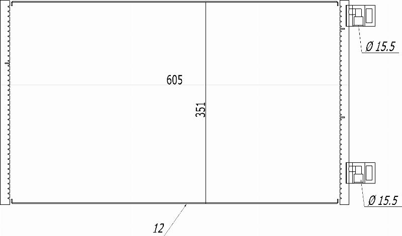 MOTRIO 8550509553 - Конденсатор, кондиціонер autocars.com.ua