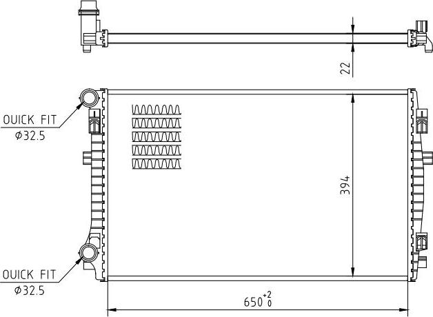 MOTRIO 8550509693 - Радіатор, охолодження двигуна autocars.com.ua
