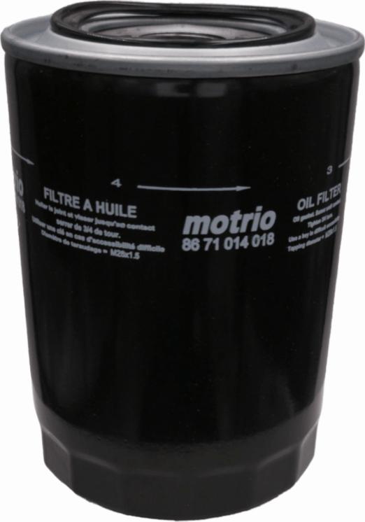 MOTRIO 8671014018 - Масляний фільтр autocars.com.ua