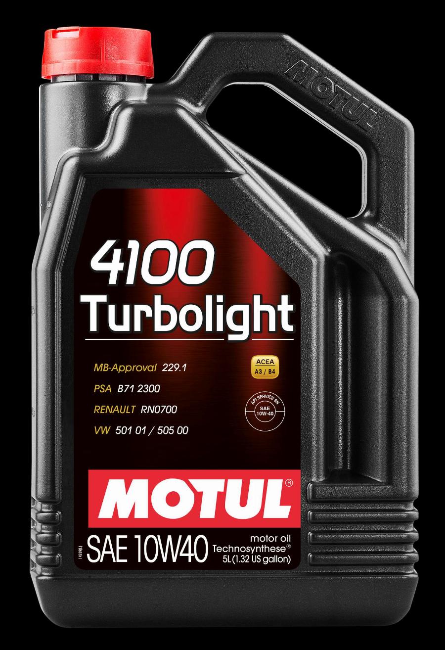 Motul 100357 - Масло двигателя 4100 TurboLight 10W-40 5L autocars.com.ua