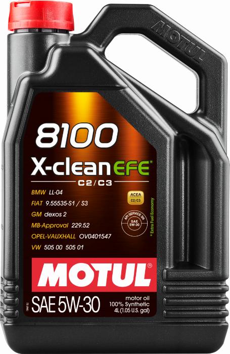 Motul 8100XCLEANFE5W305L - Моторне масло autocars.com.ua