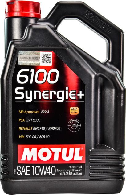 Motul 6100SYNERGIE10W401L - Моторное масло autodnr.net