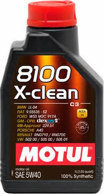 Motul 8100XCLEAN5W40C31L - Моторное масло avtokuzovplus.com.ua