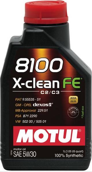 Motul 8100XCLEANFE5W301L - Стартер autocars.com.ua