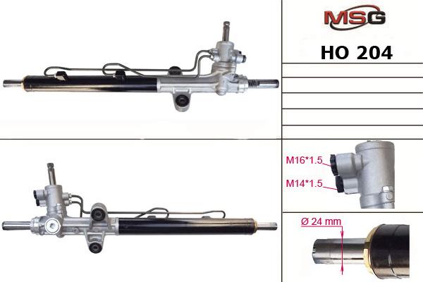 MSG HO 204 - Рулевой механизм, рейка autodnr.net