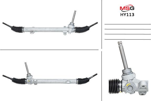 MSG HY 113 - Рулевой механизм, рейка avtokuzovplus.com.ua