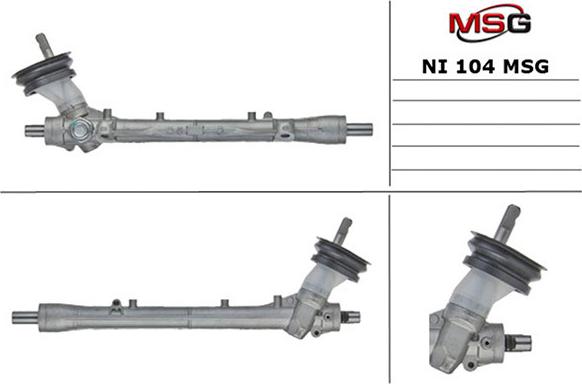 MSG NI 104 - Рульовий механізм, рейка autocars.com.ua