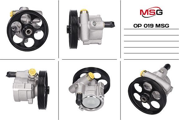 MSG OP019 - Гідравлічний насос, рульове управління, ГУР autocars.com.ua