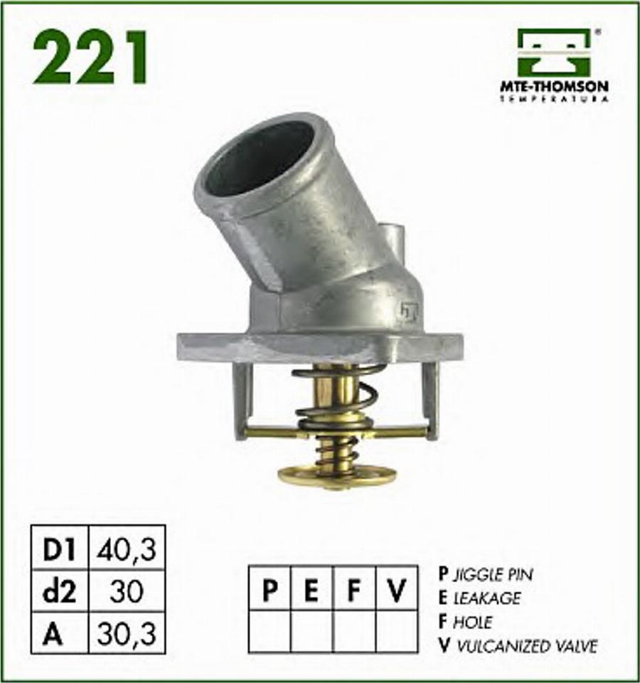 MTE-Thomson 221.92 - Регулирующий клапан охлаждающей жидкости autodnr.net