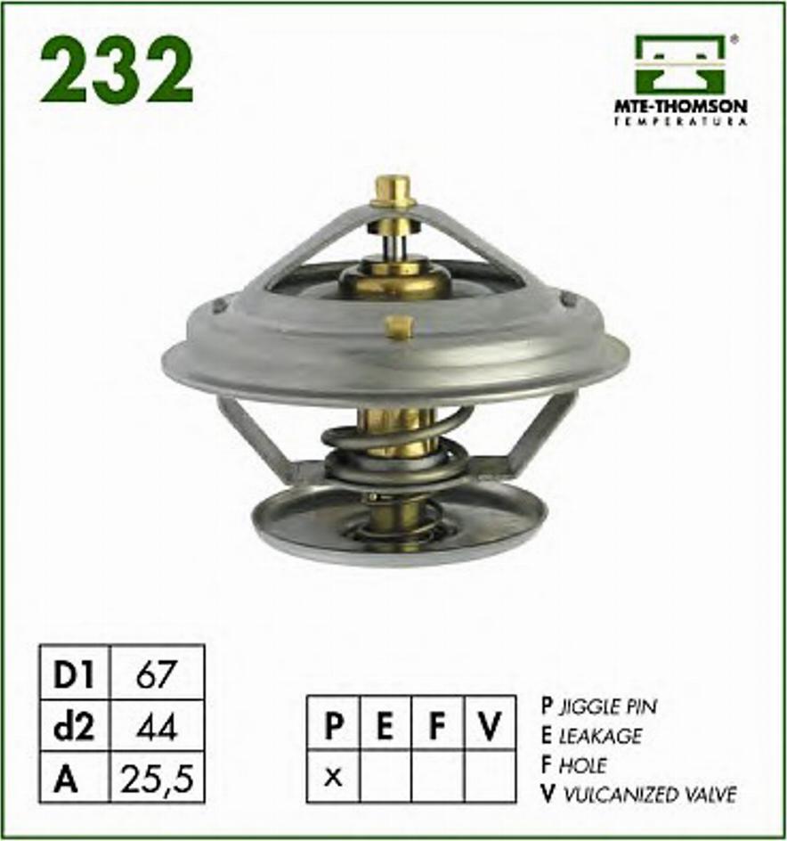 MTE-Thomson 232.79 - Термостат, охлаждающая жидкость autodnr.net