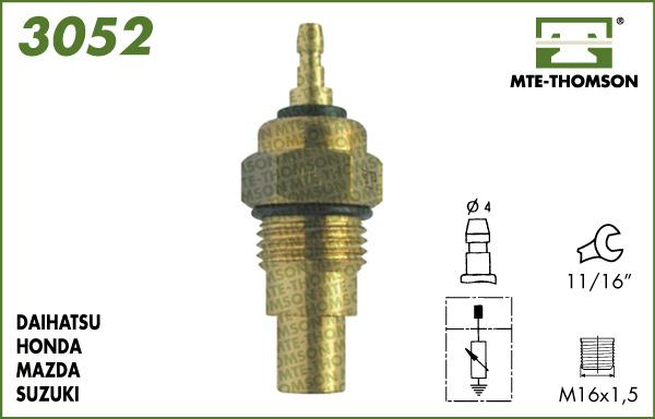 MTE-Thomson 3052 - Датчик, температура охолоджуючої рідини autocars.com.ua