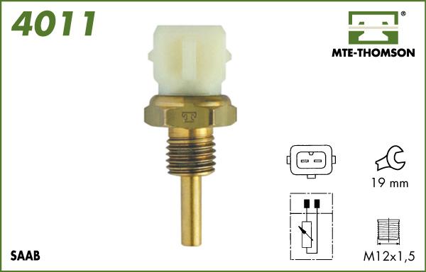 MTE-Thomson 4011 - Датчик, температура охолоджуючої рідини autocars.com.ua