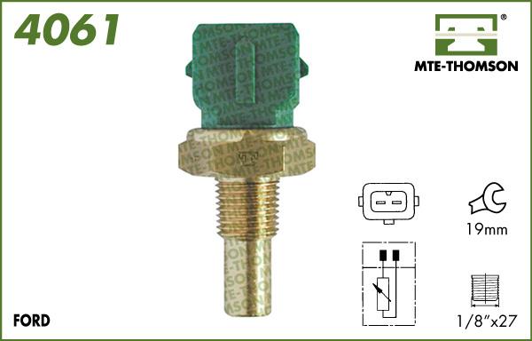 MTE-Thomson 4061 - Датчик, температура охолоджуючої рідини autocars.com.ua