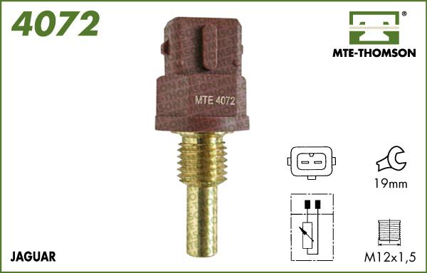 MTE-Thomson 4072 - Датчик, температура охлаждающей жидкости autodnr.net