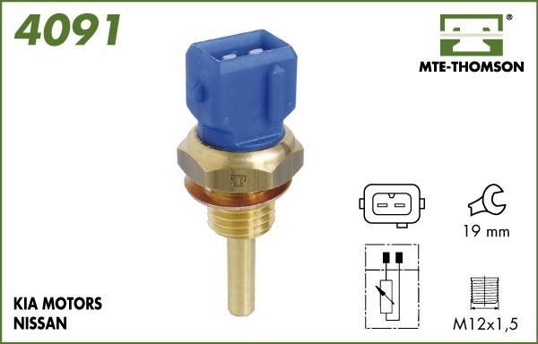 MTE-Thomson 4091 - Датчик, температура охлаждающей жидкости autodnr.net