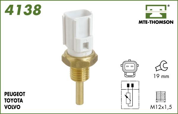 MTE-Thomson 4138 - Датчик, температура охолоджуючої рідини autocars.com.ua