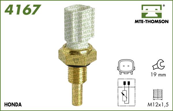 MTE-Thomson 4167 - Датчик, температура охлаждающей жидкости autodnr.net
