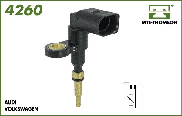 MTE-Thomson 4260 - Датчик, температура охлаждающей жидкости autodnr.net