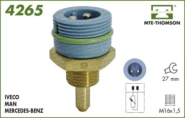 MTE-Thomson 4265 - Датчик, температура охлаждающей жидкости autodnr.net