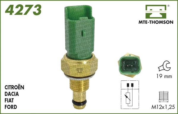 MTE-Thomson 4273 - Датчик, температура охлаждающей жидкости autodnr.net