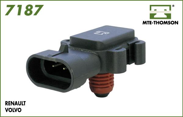 MTE-Thomson 7187 - Датчик, тиск у впускний трубі autocars.com.ua