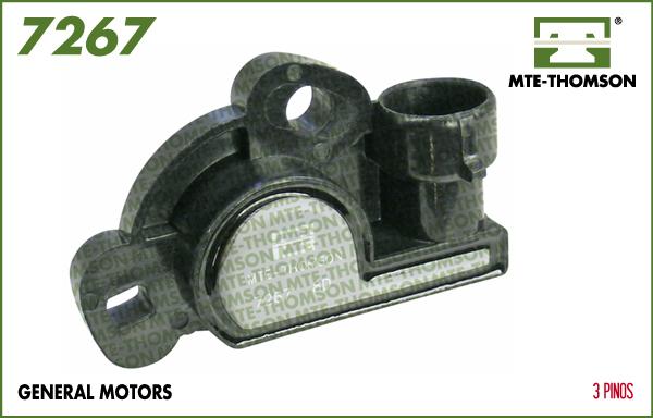 MTE-Thomson 7267 - Датчик, положення дросельної заслінки autocars.com.ua