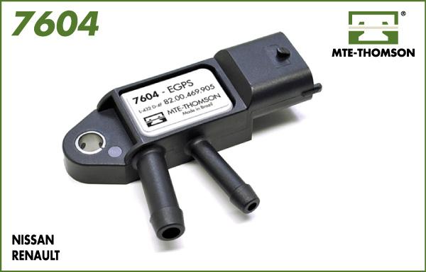 MTE-Thomson 7604 - Датчик, тиск вихлопних газів autocars.com.ua
