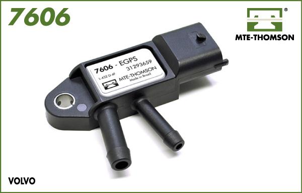 MTE-Thomson 7606 - Датчик, тиск вихлопних газів autocars.com.ua