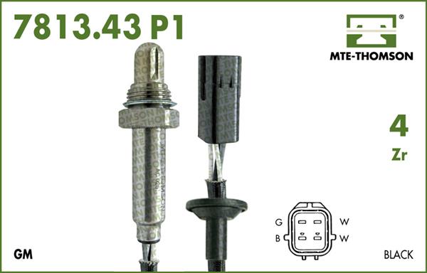 MTE-Thomson 7813.43.035P1 - Лямбда-зонд, датчик кислорода autodnr.net