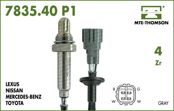 MTE-Thomson 7835.40.046P1 - Лямбда-зонд, датчик кислорода autodnr.net