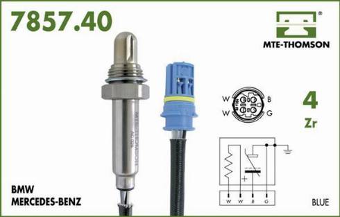 MTE-Thomson 7857.40.030 - Лямбда-зонд autocars.com.ua