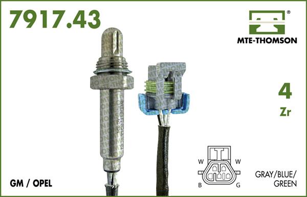 MTE-Thomson 7917.43.040 - Лямбда-зонд autocars.com.ua