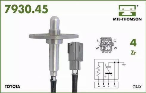 MTE-Thomson 7930.45.032 - Лямбда-зонд autocars.com.ua