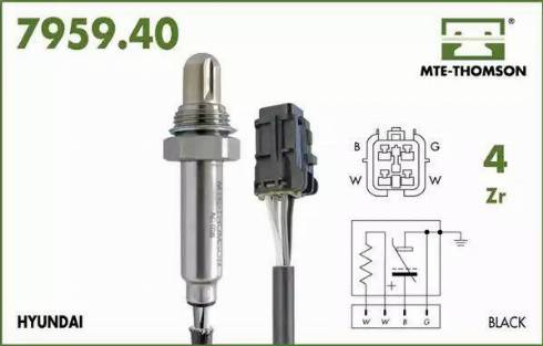 MTE-Thomson 7959.40.040 - Лямбда-зонд, датчик кислорода autodnr.net