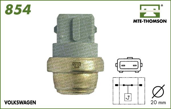 MTE-Thomson 854.40 - Термовимикач, вентилятор радіатора / кондиціонера autocars.com.ua