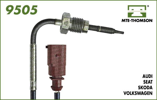 MTE-Thomson 9505 - Датчик, температура вихлопних газів autocars.com.ua