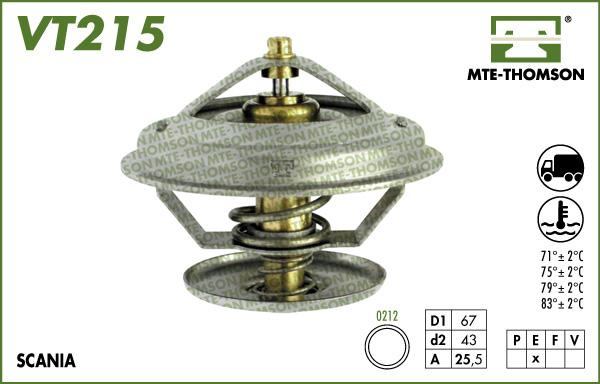 MTE-Thomson VT215.75 - Термостат, охлаждающая жидкость autodnr.net